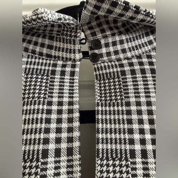 ELOQUII Womens Jumpsuit Tweed Black White 18 - Picture 13 of 15